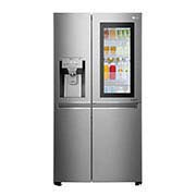 LG Side by Side Refrigerator, InstaView™ Door-in-Door®, Noble Steel, Hygiene FRESH+™, ThinQ, GR-X257CSAV, thumbnail 2