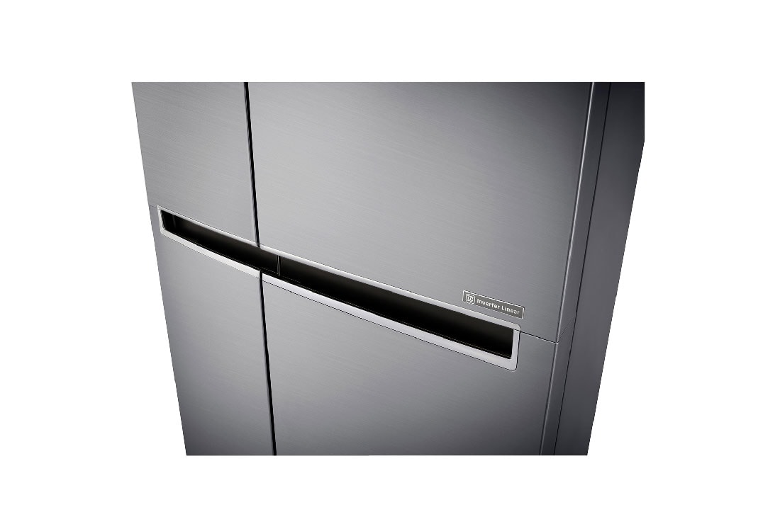 LG Side by Side Refrigerator, Platinum Silver, Inverter Linear Compressor, Mega Capacity, Smart Diagnosis™, GR-B257SLLV, thumbnail 8