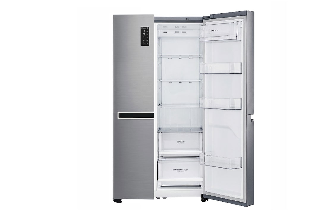 LG Side by Side Refrigerator, Platinum Silver, Inverter Linear Compressor, Mega Capacity, Smart Diagnosis™, GR-B257SLLV, thumbnail 13