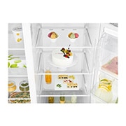 LG Side by Side Refrigerator, Platinum Silver, Inverter Linear Compressor, Mega Capacity, Smart Diagnosis™, GR-B257SLLV, thumbnail 6