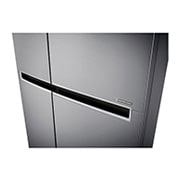 LG Side by Side Refrigerator, Platinum Silver, Inverter Linear Compressor, Mega Capacity, Smart Diagnosis™, GR-B257SLLV, thumbnail 8