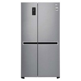 Side by Side Refrigerator, Platinum Silver, Inverter Linear Compressor, Mega Capacity, Smart Diagnosis™2
