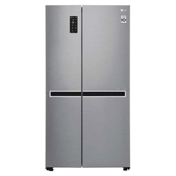 Side by Side Refrigerator, Platinum Silver, Inverter Linear Compressor, Mega Capacity, Smart Diagnosis™1