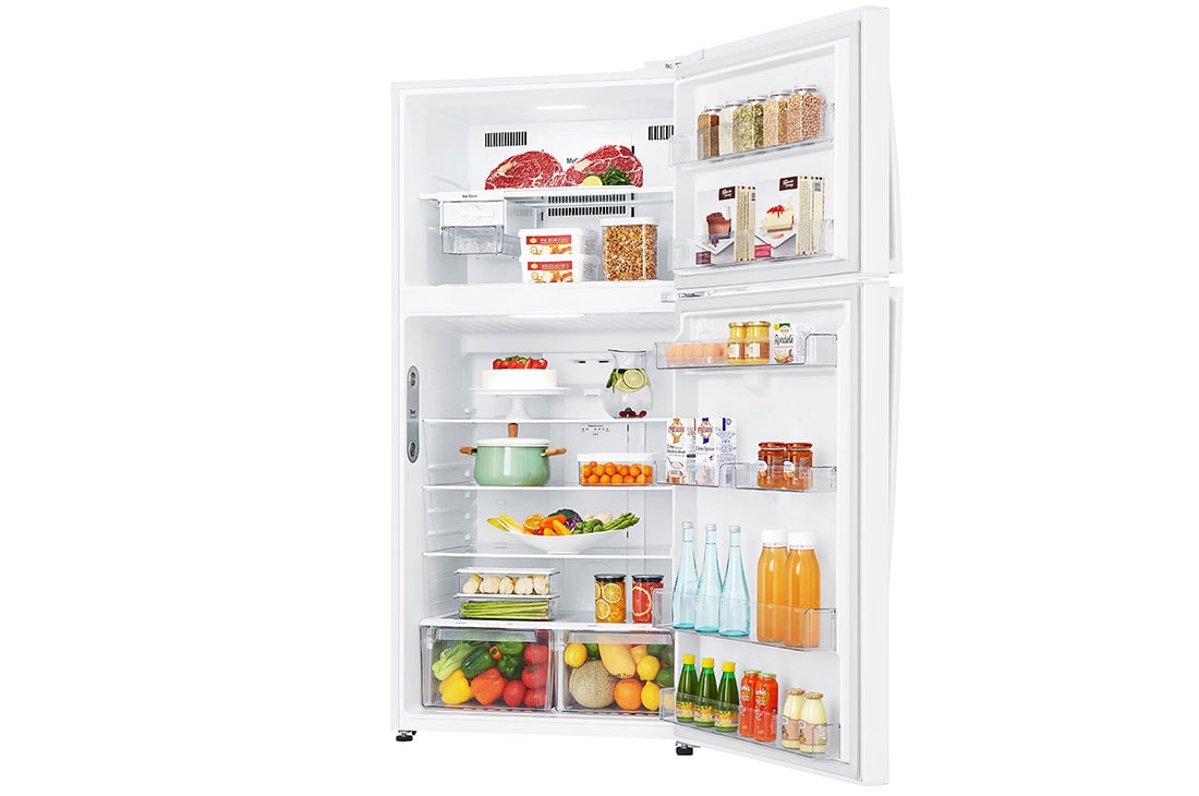 LG Top Mount Freezer, Super White, Inverter Linear Compressor, DoorCooling<sup>+</sup>™, Multi Air Flow, GR-C362RQBN, thumbnail 10