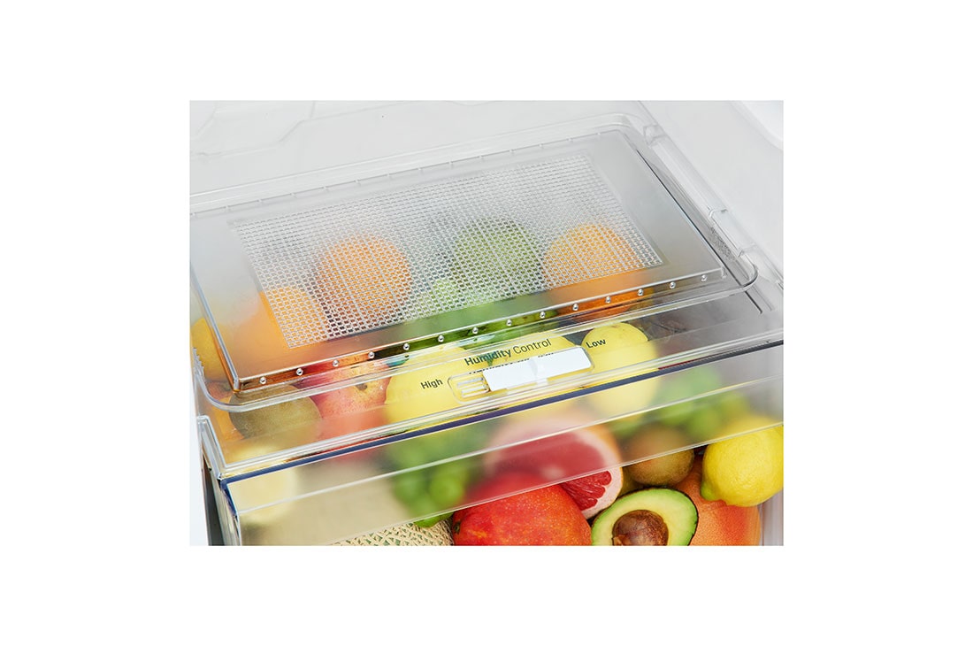 LG Top Mount Freezer, Platinum Silver, Inverter Linear Compressor, DoorCooling<sup>+</sup>™, Fresh 0 Zone, GR-C312SLBN, thumbnail 5
