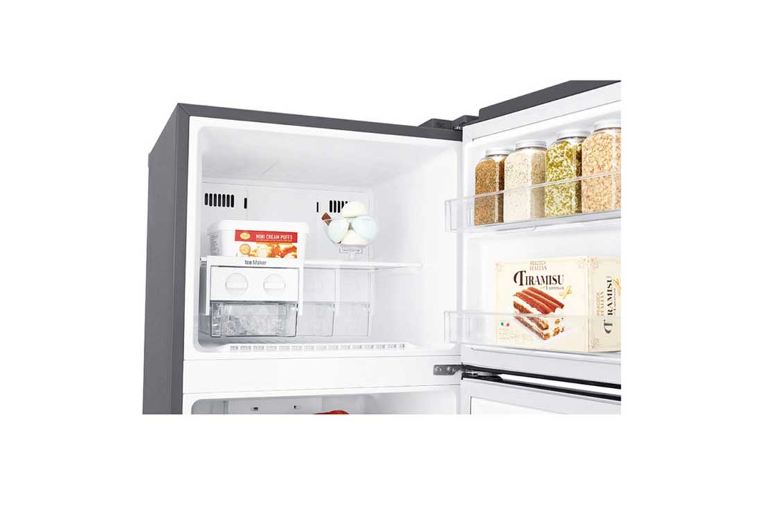 LG Top Mount Freezer, Dark Graphite, Smart Inverter Compressor, Multi Air Flow, Smart Diagnosis™, GN-B402SQCB, thumbnail 7