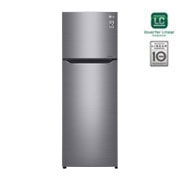 LG Top Mount Freezer, Dark Graphite, Smart Inverter Compressor, Multi Air Flow, Smart Diagnosis™, GN-B402SQCB, thumbnail 1