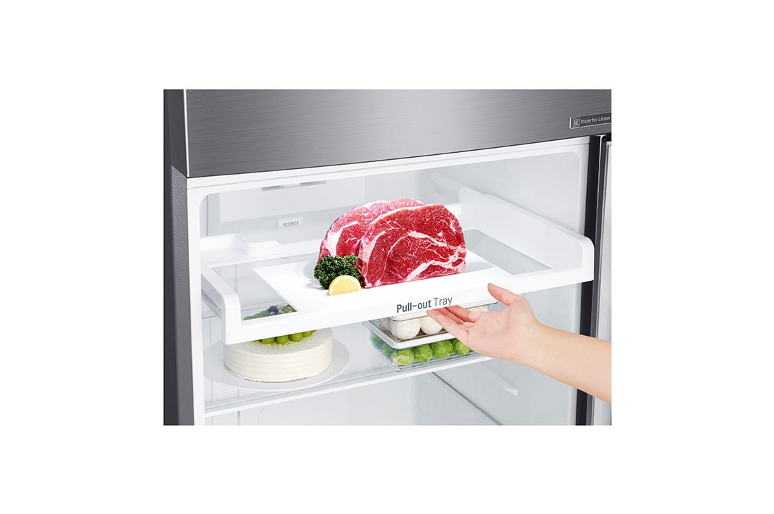 LG Top Mount Fridge, Smart Inverter, 393L, GN-B492SQCL, thumbnail 6