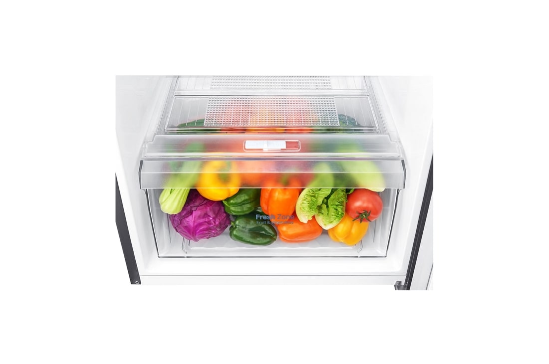 LG Top Mount Freezer, Dark Graphite, Smart Inverter Compressor, Multi Air Flow, Smart Diagnosis™, GN-B402SQCB, thumbnail 4