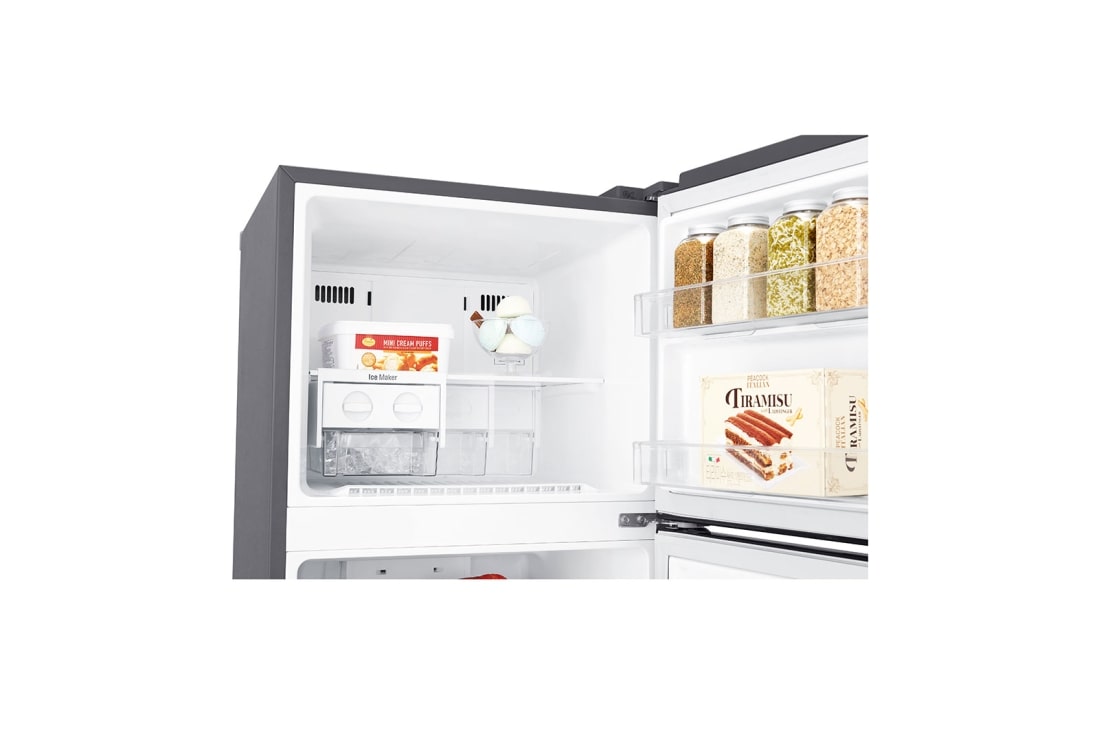 LG Top Mount Freezer, Dark Graphite, Smart Inverter Compressor, Multi Air Flow, Smart Diagnosis™, GN-B402SQCB, thumbnail 7