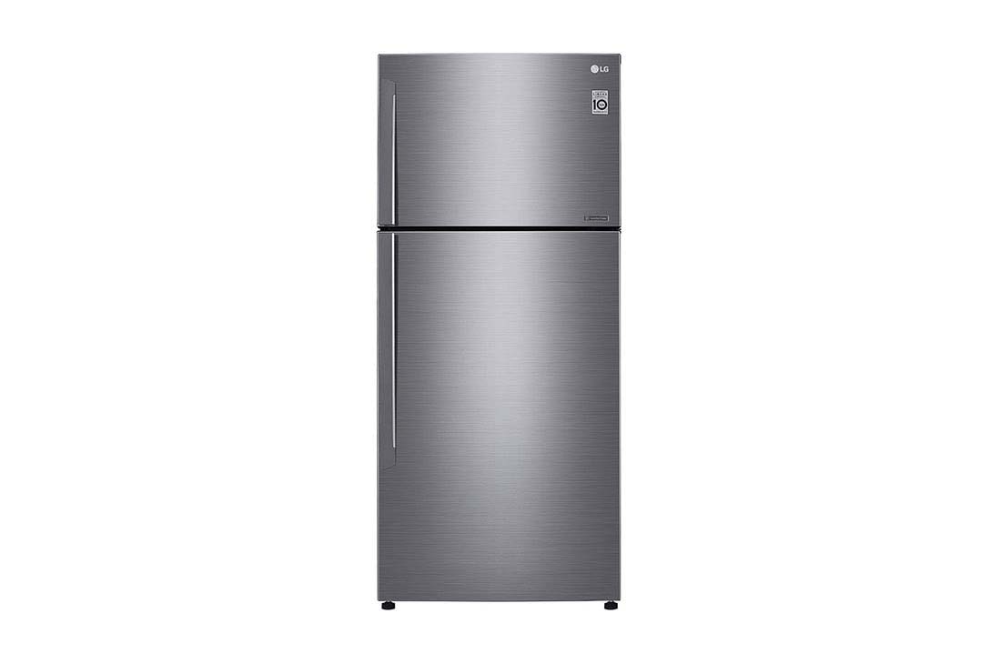 LG Top Mount Freezer, Platinum Silver, Inverter Linear Compressor, DoorCooling<sup>+</sup>™, Multi Air Flow, GN-C660HLCU