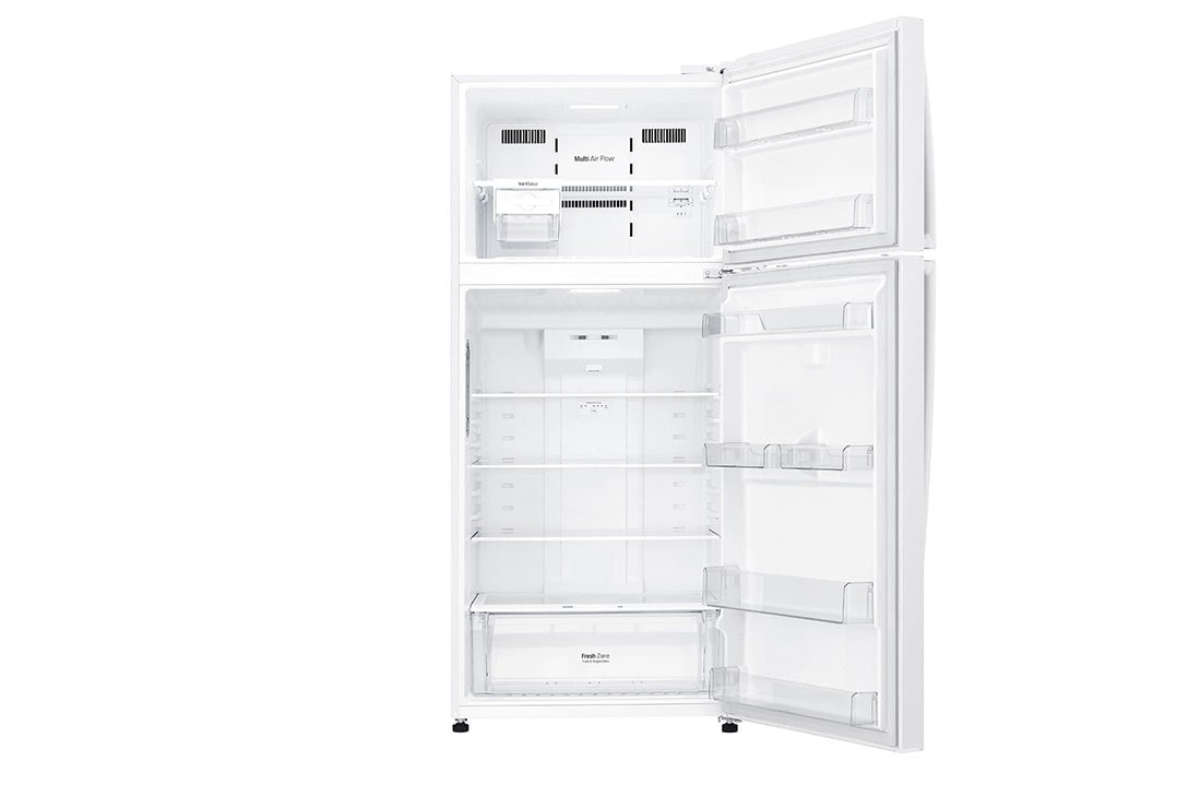 LG Top Mount Freezer, Super White, Inverter Linear Compressor, DoorCooling<sup>+</sup>™, HygieneFresh+™, ThinQ, GN-C660HQCU, thumbnail 11