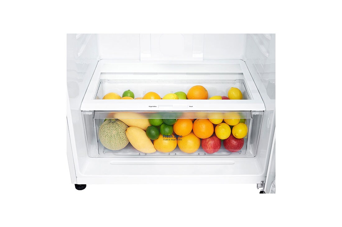 LG Top Mount Freezer, Super White, Inverter Linear Compressor, DoorCooling<sup>+</sup>™, HygieneFresh+™, ThinQ, GN-C660HQCU, thumbnail 6