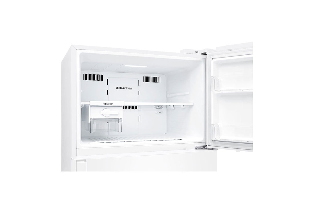 LG Top Mount Freezer, Super White, Inverter Linear Compressor, DoorCooling<sup>+</sup>™, HygieneFresh+™, ThinQ, GN-C660HQCU, thumbnail 8