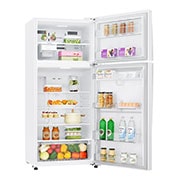 LG Top Mount Freezer, Super White, Inverter Linear Compressor, DoorCooling<sup>+</sup>™, HygieneFresh+™, ThinQ, GN-C660HQCU, thumbnail 3