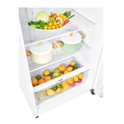 LG Top Mount Freezer, Super White, Inverter Linear Compressor, DoorCooling<sup>+</sup>™, HygieneFresh+™, ThinQ, GN-C660HQCU, thumbnail 7