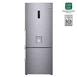 Bottom Mount Refrigerator, Platinum Silver, Inverter Linear Compressor, Multi AirFlow, Smart Diagnosis™2