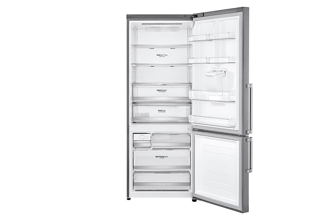 LG Bottom Mount Refrigerator, Platinum Silver, Inverter Linear Compressor, Multi AirFlow, Smart Diagnosis™, GR-F589BLCZ, thumbnail 11