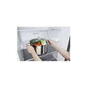 LG Bottom Mount Refrigerator, Platinum Silver, Inverter Linear Compressor, Multi AirFlow, Smart Diagnosis™, GR-F589BLCZ, thumbnail 8