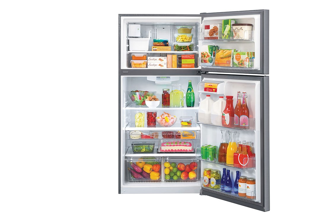 LG Top Mount Refrigerator, Stainless Steel, Smart Inverter Compressor