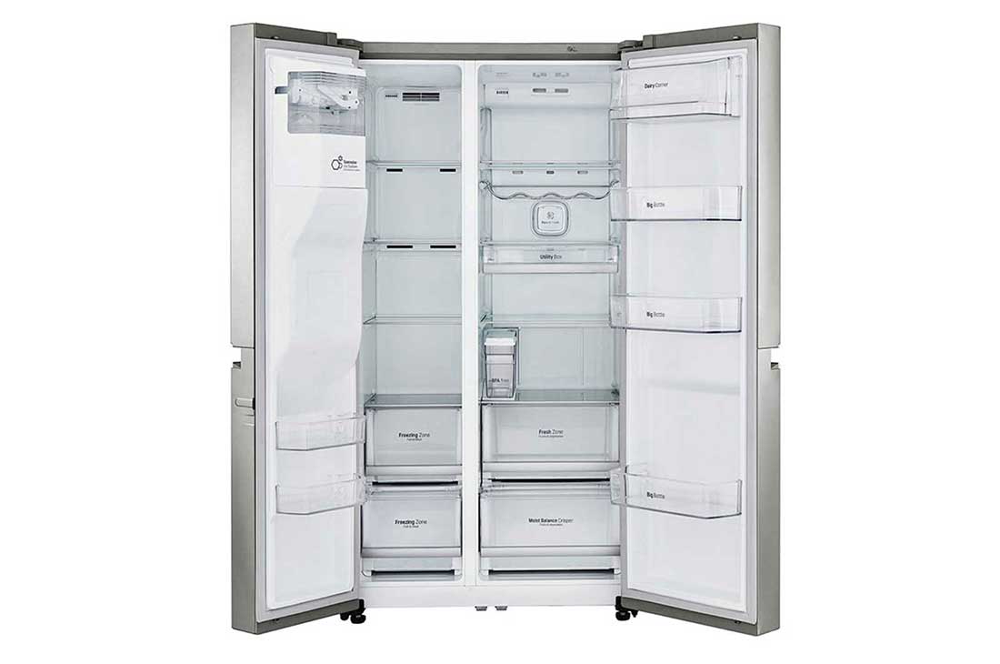 LG Door-in-Door® Side by Side Refrigerator, Inverter Linear Compressor, Hygiene FRESH+™, ThinQ, GR-J337CSAL, thumbnail 3
