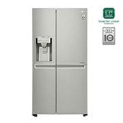 LG Door-in-Door® Side by Side Refrigerator, Inverter Linear Compressor, Hygiene FRESH+™, ThinQ, GR-J337CSAL, thumbnail 1