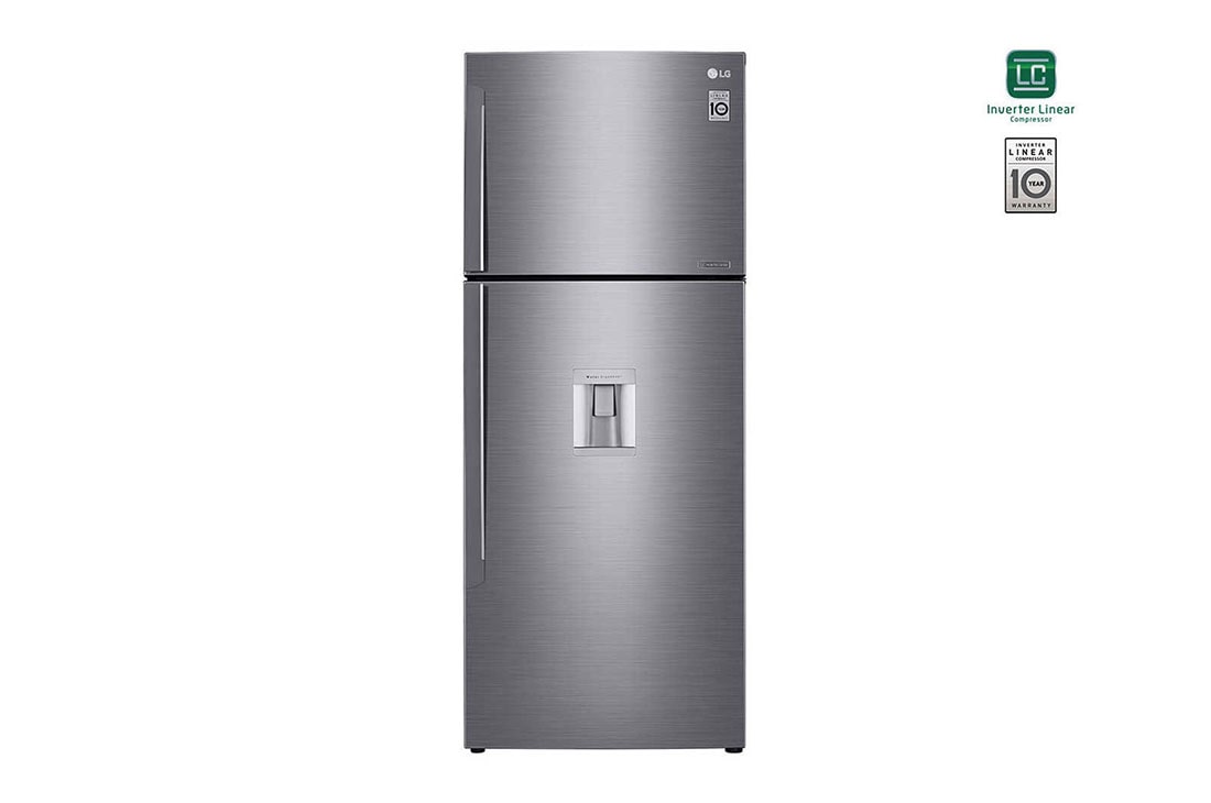 LG Top Fridge with Water Dispenser, 438L, GR-F679HLHU