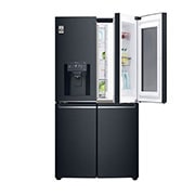 LG Slim French Door Refrigertor, Matte Black Stainless Steel, InstaView™ Door-in-Door®, Hygiene FRESH+™, ThinQ, GR-X29FTQKL, thumbnail 3