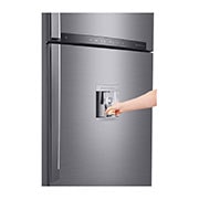 LG Top Mount Freezer, Platinum Silver, Water Dispenser, Inverter Linear Compressor, DoorCooling<sup>+</sup>, Multi AirFlow, Hygiene Fresh+, GR-F589HLHU, thumbnail 5