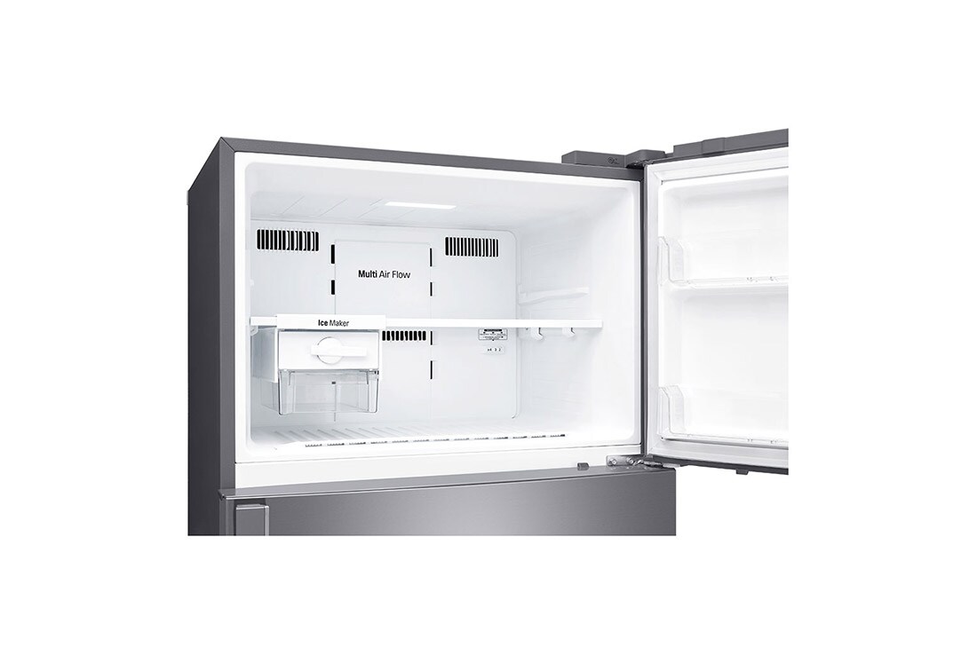 LG Top Mount Freezer, Inverter Linear Compressor, Platinum Silver, DoorCooling<sup>+</sup>™, Multi Air Flow, GN-C660HLCU, thumbnail 8