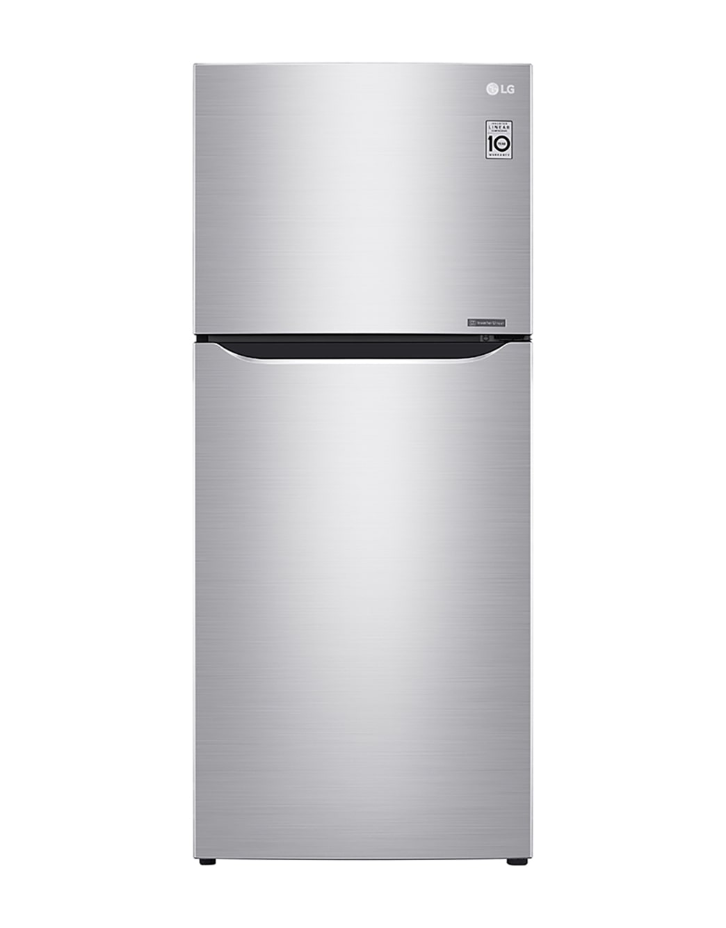 LG Top Mount Fridge, Smart Inverter, 393L, Silver LG UAE