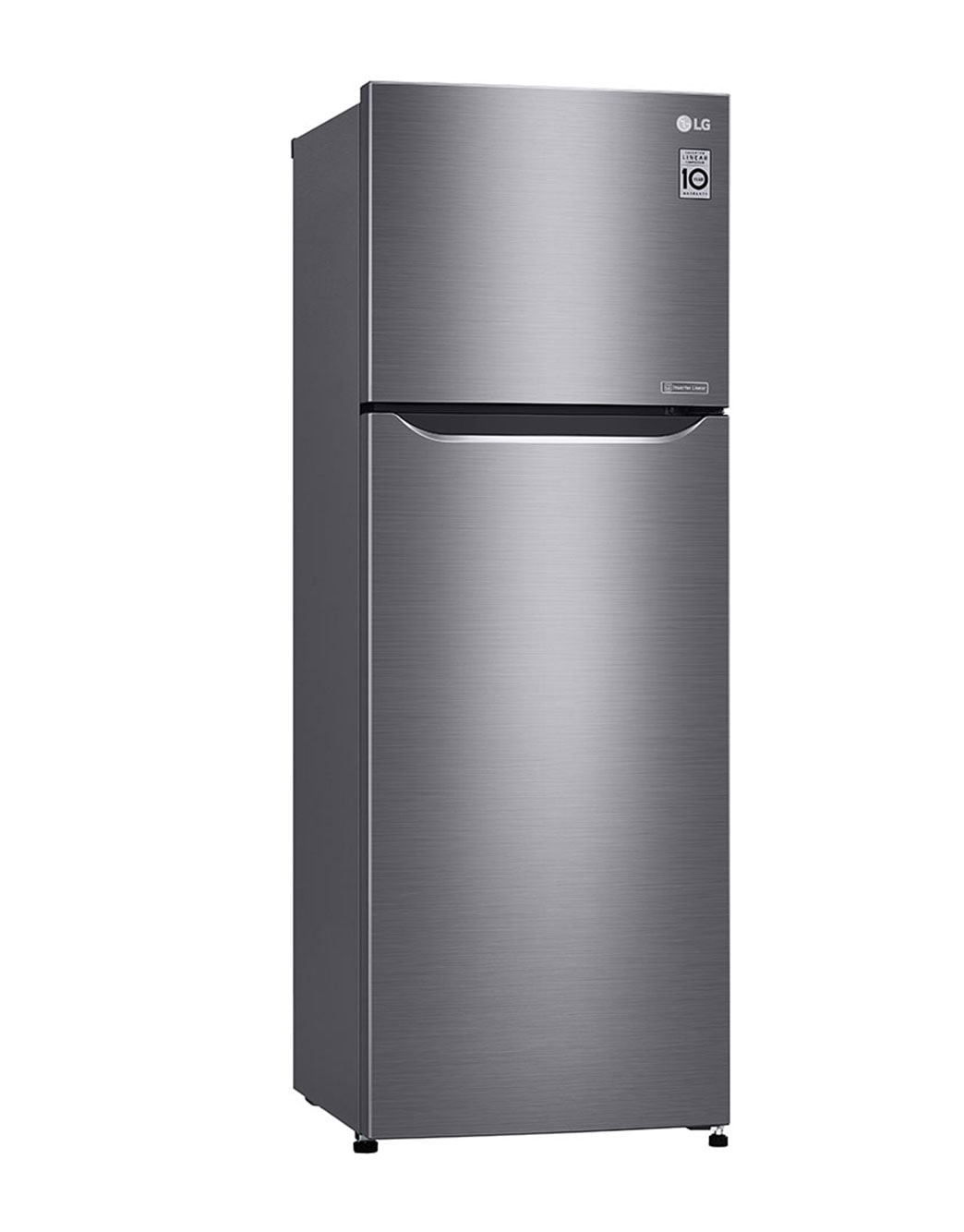 LG Top Mount Fridge, 312L, Platinum Silver LG UAE