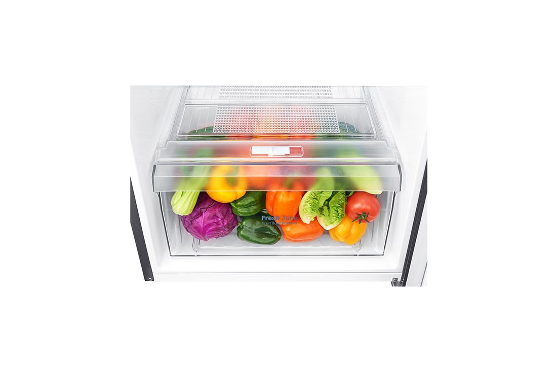 LG Top Mount Fridge, 312L, Platinum Silver, GN-B402SLCB, thumbnail 4