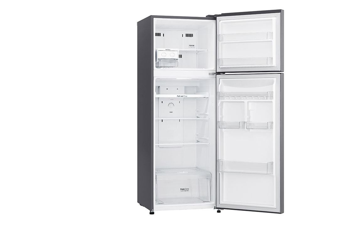 LG Top Mount Fridge, 312L, Platinum Silver, GN-B402SLCB, thumbnail 8