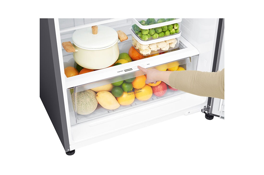 LG Top Mount Refrigerator, Inverter Linear Compressor, Dark Graphite Color, Door Cooling™, Multi AirFlow, GN-C782HQCU, GN-C782HQCU, thumbnail 7