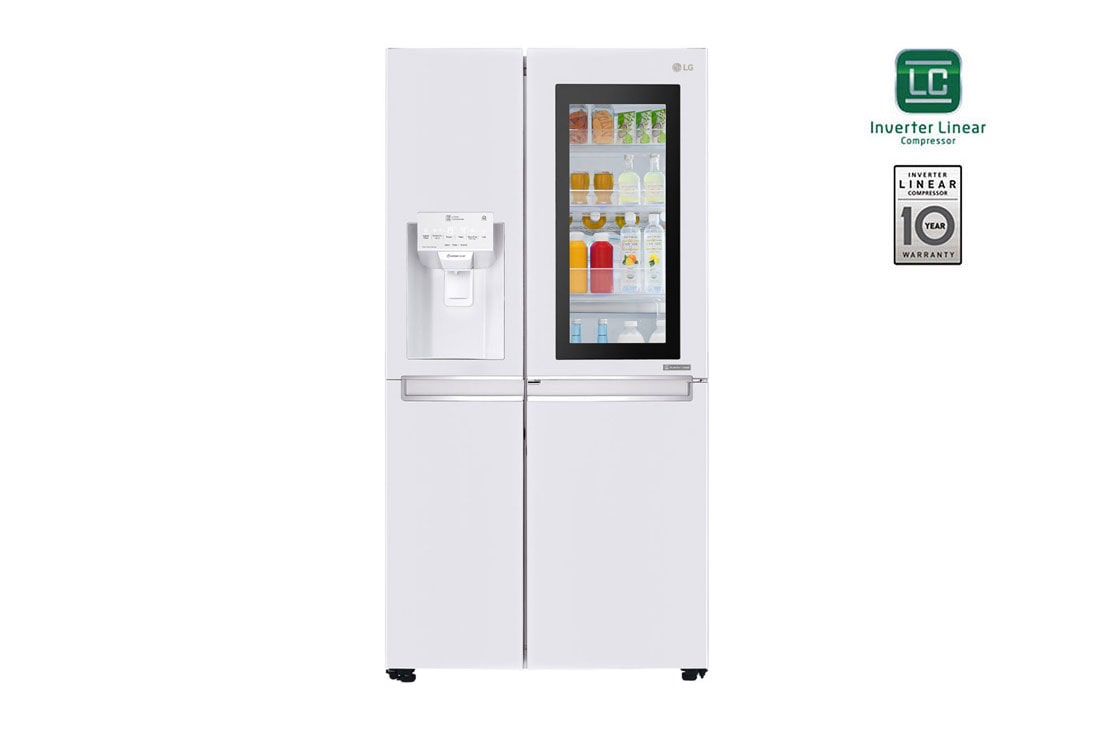 Lg instaview thinq refrigerator on sale with voice recognition