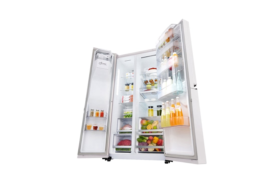 Lg Side By Side Refrigerator Instaview Door In Door Hygiene Fresh Thinq Lg Uae