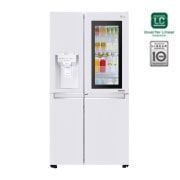 LG Side by Side Refrigerator, InstaView Door-in-Door™, White Color, Hygiene FRESH+™, ThinQ™, GR-X257CVVV, thumbnail 1