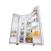 LG Side by Side Refrigerator, InstaView Door-in-Door™, White Color, Hygiene FRESH+™, ThinQ™, GR-X257CVVV, thumbnail 13