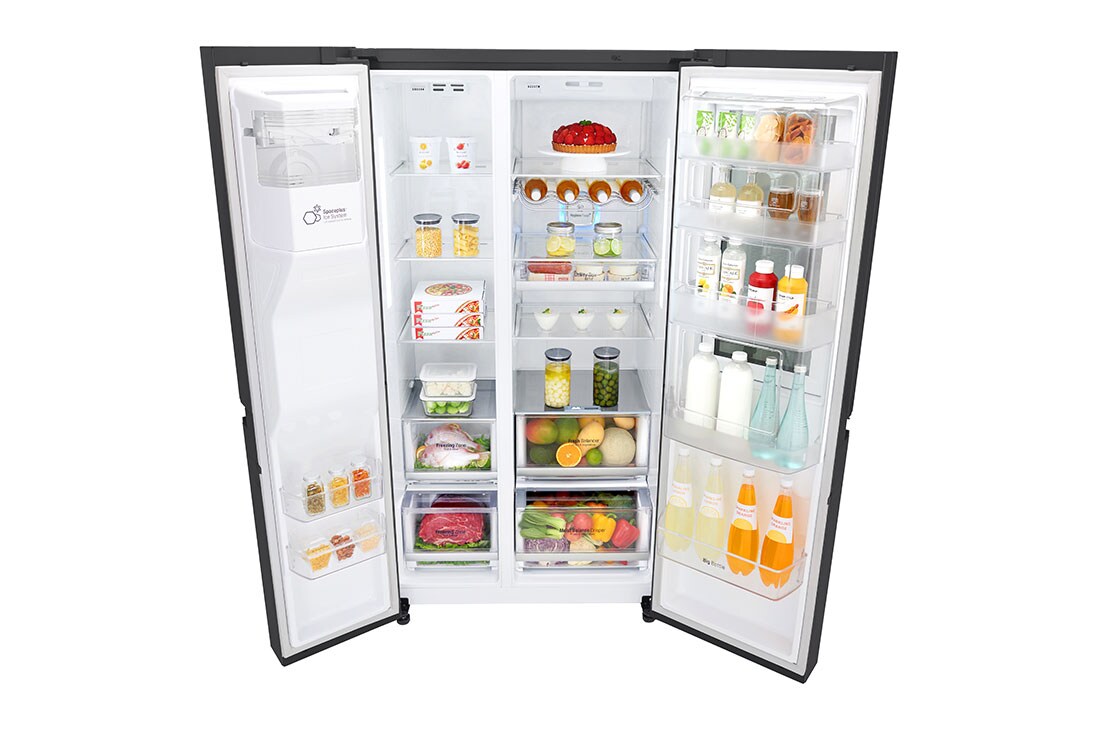 Side by Side Refrigerator, InstaView DoorinDoor LG UAE