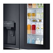 LG Side by Side Refrigerator, InstaView Door-in-Door™, Matte Black, Hygiene FRESH+™, ThinQ, GR-X337CQAL, thumbnail 5