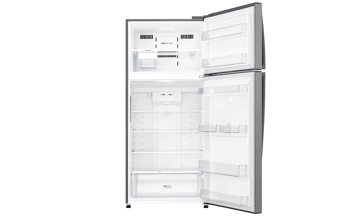 LG Top Mount Refrigerator, Dark Graphite Color, Smart Inverter Compressor, Door Cooling™, Multi AirFlow, GN-C752HQCL, GN-C752HQCL, thumbnail 3