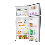 LG Top Mount Refrigerator, Smart Inverter Compressor, Dark Graphite Color, DoorCooling⁺™, Multi AirFlow, GN-C782HQCL, GN-C782HQCL, thumbnail 2