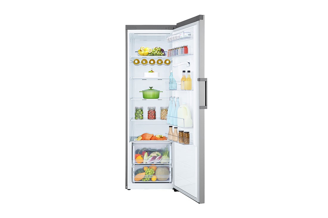 LG Single Door Fridge, 380L, Platinum Silver, GR-F411ELDM, GR-F411ELDM, thumbnail 2