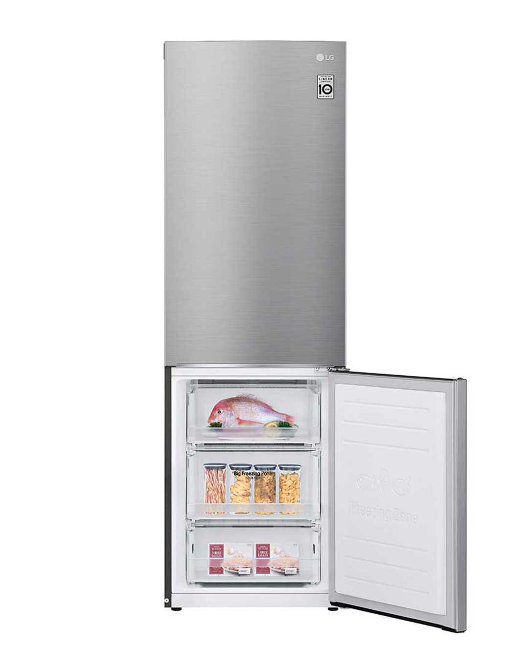 LG Bottom Mount Fridge, Smart Inverter, 341L LG UAE
