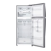 LG Top Mount Refrigerator, Platinum Silver Color, Smart Inverter Compressor, Door Cooling™, Multi AirFlow, GR-C639HLCL, GR-C639HLCL, thumbnail 3