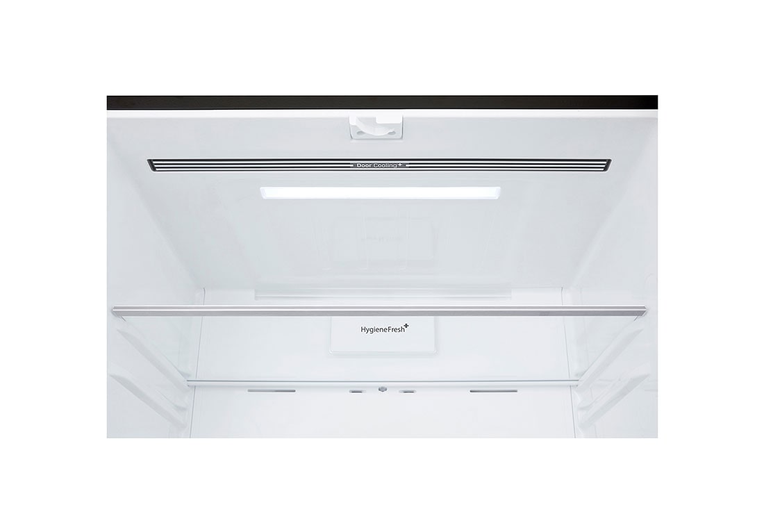 LG Slim Fridge, French Door InstaView™, 423L, Black, Door Cooling+, GR-X29FTQEL, thumbnail 5