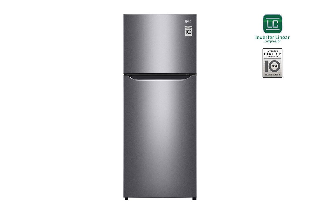 LG Top Mount Fridge, 234L, Platinum Silver LG UAE