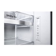 LG InstaView™ ThinQ™ Side by Side Refrigerator, UVnano™, LINEARCooling™, ThinQ™, Freezer detail 2, GR-X267CQES, thumbnail 15