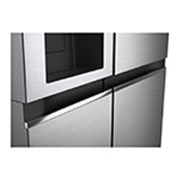 LG Side-by-Side Fridge, Silver, 617 Litre, GR-L267SLRL, GR-L267SLRL, thumbnail 3